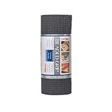 Con-Tact Brand Beaded Grip Durable Non-Adhesive Non-Slip Shelf and Drawer Liner, 12" x 20', Black