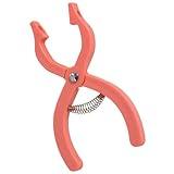 UPTTHOW Safety Eyes Jig Pliers Auxiliary Tool For Attaching Doll Eyes And Noses For Amigurumi And Crochet, DIY Craft Install Accessories Supplies For Stuffed Animals, Pink