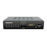 ATSC Digital Converter Box with TV Tuner, TV Recording, USB Multimedia Function, 1080P HDMI, Metal Case, Clear QAM, by Mediasonic HomeWorx (HW250STB)