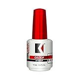 KUPA GelFinity - Soak Off Gel - Top Coat Glossy Finish (No-Wipe) 0.5 Fl Oz