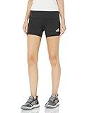 adidas Women's 4 Inch Shorts, Black/White, Medium