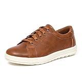 Deer Stags Boys' Kane Dress Fashion Sneaker in Dark Tan / 7 Big Kid