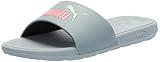 PUMA Women's Cat 2.0 Slide Sandal, Cool Mid Gray-Passionfruit-Fresh Mint, 6