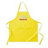 CafePress Banker Funny Saying No One Warned Me Banking Kitchen Apron with Pockets, Grilling Apron, Baking Apron