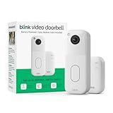 Blink Video Doorbell (newest model) – Head-to-toe HD view, two-year battery life, and simple setup. Sync Module Core included – System (White)