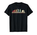 Human Evolution Into A Computer Geek Funny Graphic Design T-Shirt