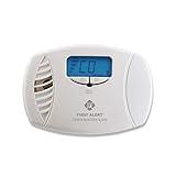 First Alert CO615 Dual-Power Plug-In Carbon Monoxide Detector with Battery Backup and Digital Display, White
