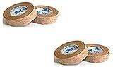 3M Micropore Tan Surgical Tape 0.5" Wide -2 Rolls (2 Pack)