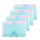 Yoobi Index Card Holder Set 3x5 – Pack of 4 with Storage Cases & Tab Dividers – Holds 100 Cards Each – Colorful Note Card Organizer for Students, Teachers & Office Use