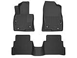 Husky Liners Weatherbeater Floor Mats | Fits 2017 - 2024 Mazda CX-5 | Front & 2nd Row, 3-pc Black - 95641