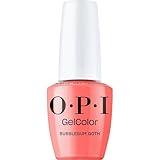 OPI GelColor Bubblegum Goth | Opaque Bright Warm Pink Crème UV Cure Gel Nail Polish | What's Your Mani-tude | Fall 2025
