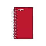 Staples Memo Books, 3 x 5-Inches, Side Bound (5-Count)