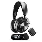 SteelSeries Arctis Nova Pro Wireless Multi-System Gaming Headset - Premium Hi-Fi Drivers - Active Noise Cancellation - Infinity Power System - Stealth Retractable Mic - PC, PS5/PS4, Switch, Mobile