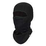 SAITAG Balaclava Ski Mask Warm Face Mask for Cold Weather Winter Skiing Snowboarding Motorcycling Ice Fishing Men (Black)