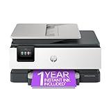 HP OfficeJet Pro 8139e Wireless All-in-One Color Inkjet Printer, Print, scan, Copy, fax, ADF, Duplex Printing Best-for-Home Office, 1 Year Instant Ink Trial Included