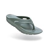 Oka Unisex Sustainable Lightweight USA Made Recovery Flip Flops (Nineteenth Green, Size M11/W13)