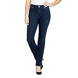 Bandolino Women's Mandie Signature Fit 5 High Rise Jean Regular, Nightfall, 18 Short