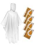 SaphiRose Disposable Rain Ponchos Emergency Clear Poncho