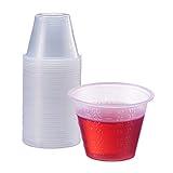 GUSTO [100 Count - 1 oz.] Plastic Disposable Medicine Measuring Cup for Liquid Medicine, Epoxy, & Pills (Formerly Comfy Package)