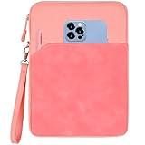 CAAORDKSO 6-7 Inch Sleeve Case for All-New Kindle Paperwhite 7"/Amazon Kindle Paperwhite 6.8", Fire 7 Tablet, 6-inch Kindle, eBook, Protective Sleeve Cover Pouch Bag Carrying Case with Pocket, Pink