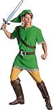 Disguise Men's Link Classic Adult Costume, Green, Medium