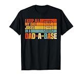 Funny Dad Joke Database Design for Father’s Day Humor T-Shirt