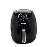 PowerXL Air Fryer 4 QT Maxx, Special Edition 2022, Extra Hot Air Fry, Cook, Crisp, Broil, Roast, Bake, High Gloss Finish, Black (4 Quart)
