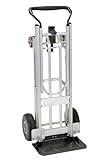 COSCO 4-in-1 Folding Series Hand Truck with Flat-Free Wheels