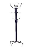 Frenchi Home Furnishing CR002 Coat Rack, 12 Hook, Black