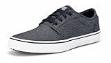 Shoes For Crews Unisex Slip-Resistant Work Sneakers – Comfortable, Lightweight, Water-Resistant & Non-Slip Work Shoes - Ideal for Men & Women in Hospitality, Retail, Food Service & More - Merlin, Size 5.5