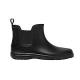 Totes Men's Everywear Chelsea Rain Boots, Black, 11