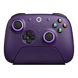 8BitDo Ultimate 2 Wireless Controller for Windows & Android, Gaming Controller with TMR Joysticks, Switchable Hall Effect/Tactile Triggers, RGB Fire Ring, 8Speed Wireless Tech, Purple