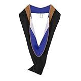 Endea Graduation Masters Hood for Business, Accounting, Commerce, Industrial, Labor Relations, College Degrees - Unisex (Drab/Navy Blue/White)