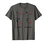 Per My Last Email Funny Men Costumed T-Shirt
