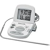 Taylor 1470N Classic Series Programmable Meat Thermometer with Timer and Alarm