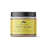 Portland Salt Co. Toast Sugar Spice Blend w/Vanilla Sugar, Cinnamon & Sea Salt – Signature All-Purpose Seasoning, Breakfast or Dessert Rub - Non-GMO, 4 Oz (Pack of 1)