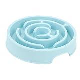 Pet Slow Feeder Bowl Round Cervical e Dog Cat Food Bowls for Medium Dogs Cats Multipurpose Slow Feeder for Digestion IChoking Design