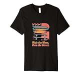 Ride the Wave Own the Street – Surf Skate Vibes Graphic Premium T-Shirt
