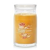 Yankee Candle Harvest Scented, Signature 20oz Large Jar 2-Wick Candle, Over 60 Hours of Burn Time
