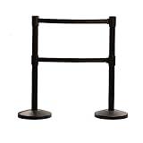 US Weight - ADA Compliant Dual Belt Stanchions for Crowd Control, Easy Connect Assembly, Premium Crowd Control Barriers, 2-Pack Stanchion Set from US Weight