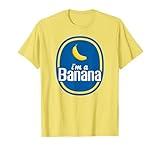 I'm A Banana Costume Halloween Fruit Sticker Yellow Funny T-Shirt