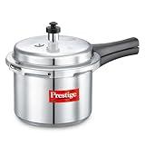 Prestige PRP3 Pressure Cooker, 3 Liter, Silver, Aluminum