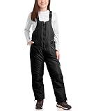 Arctic Hero Kids' Snow Bib – Unisex Boys' and Girls' Insulated Waterproof Snow Pants Ski/Snowboard Overalls (2T-18), Size 4-5, Black