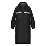 Coralrain Long Hooded Raincoat Safety Waterproof Emergency Rain Jacket Poncho for Men Women Adults
