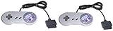 Ologymart Two 2 Controllers Bundle Compatible with Super Nintendo SNES Bulk Packaging Pack Of 2