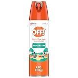 OFF! FamilyCare Insect & Mosquito Repellent Aerosol, Smooth and Dry Formula Bug Spray, Provides up to 6 Hours of Protection, 4 oz