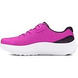 Under Armour Girls' Pre School Surge 4 Alternate Closure, (500) Vivid Magenta/Black/Stellar Pink, 2.5, US