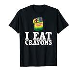 Crayon Box Drawing Wax Pastel Case T-Shirt