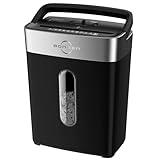 BONSEN Shredder for Home Office, 8-Sheet Crosscut Credit Card Shredder, Small Paper Shredder for Home Use with 4 Gallons Wastebasket, High Security Level P-4, ETL Certification (S3101)