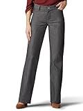 Lee Women's Ultra Lux Comfort with Flex Motion Trouser Pant Carbon Rinse 12 Medium